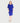 Genieve Deep Cobalt Faux Wrap Dress