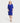 Lisa 2.0 Cobalt Ruffle Hem Faux Wrap Dress