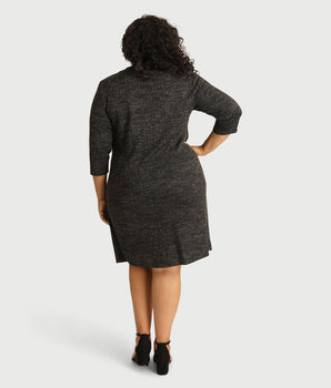 Monica Black Jacket Dress