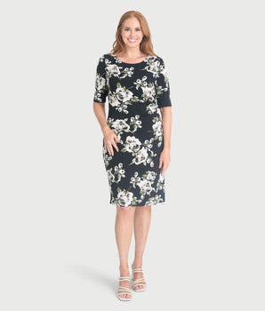 Liz Sage Floral Bodycon Dress